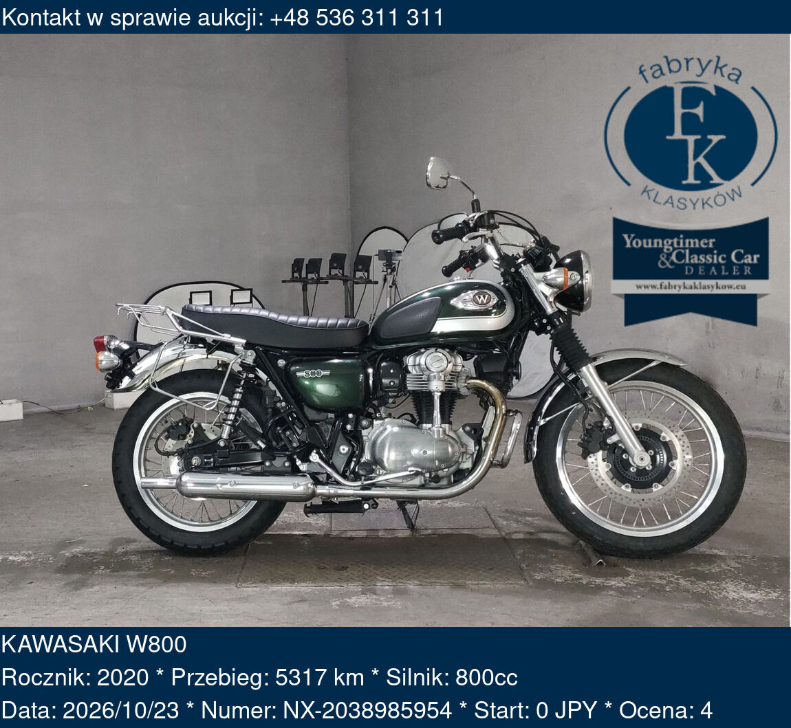 KAWASAKI W800 2020 - zdjęcie 2