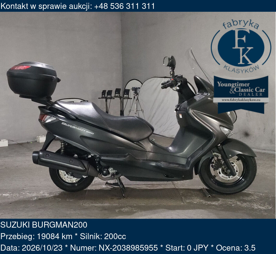SUZUKI BURGMAN200  - zdjęcie 2