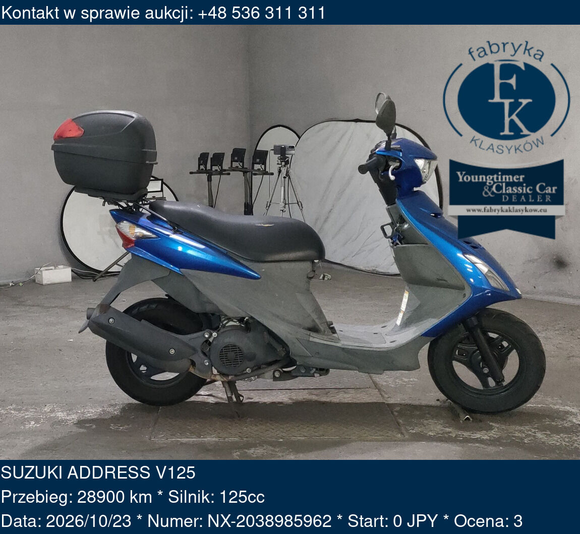 SUZUKI ADDRESS V125  - zdjęcie 2