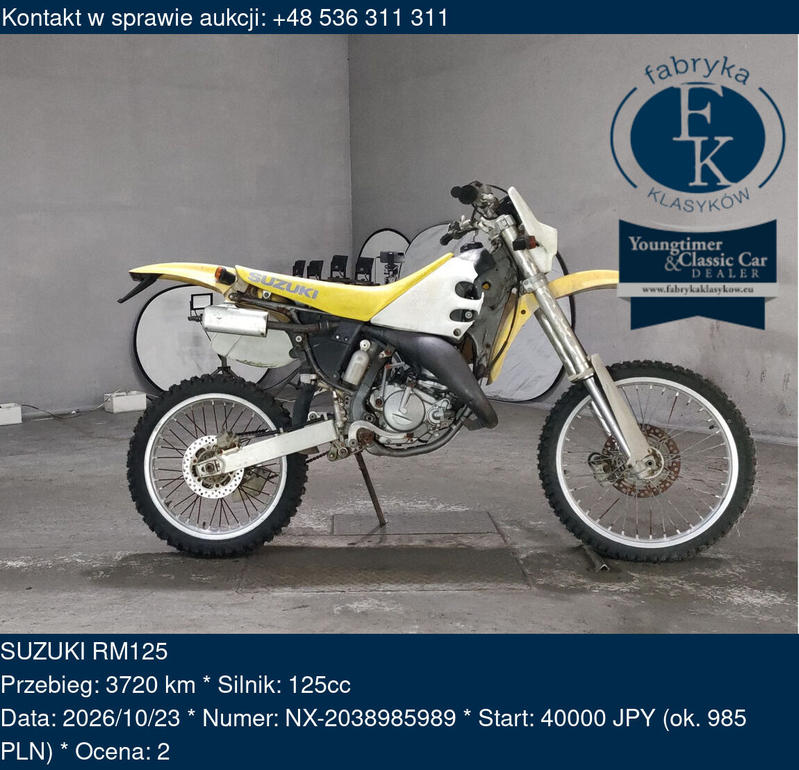 SUZUKI RM125  - zdjęcie 2