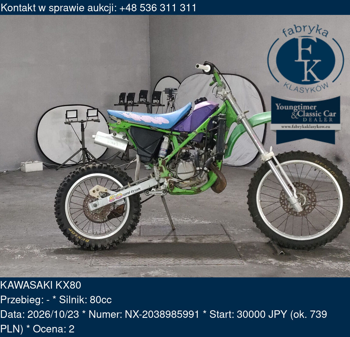KAWASAKI KX80  - zdjęcie 2