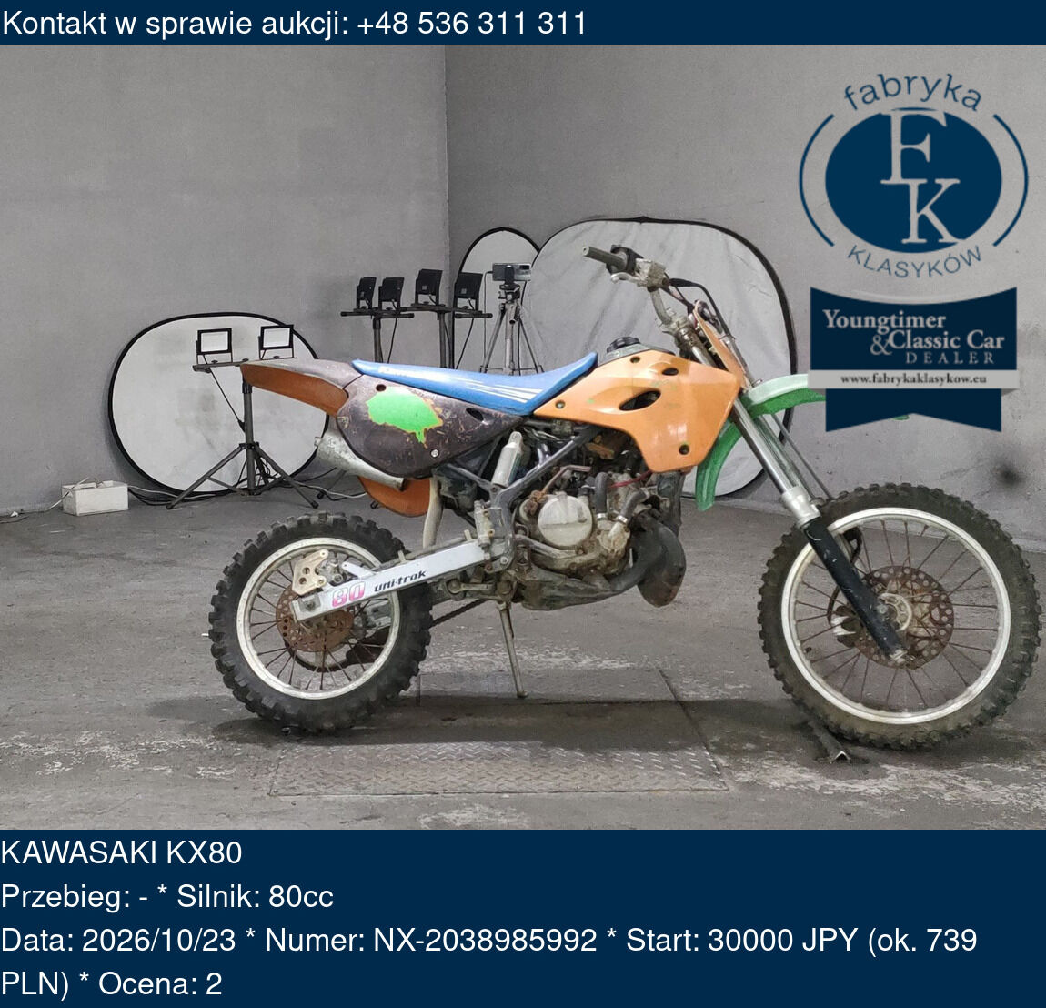 KAWASAKI KX80  - zdjęcie 2