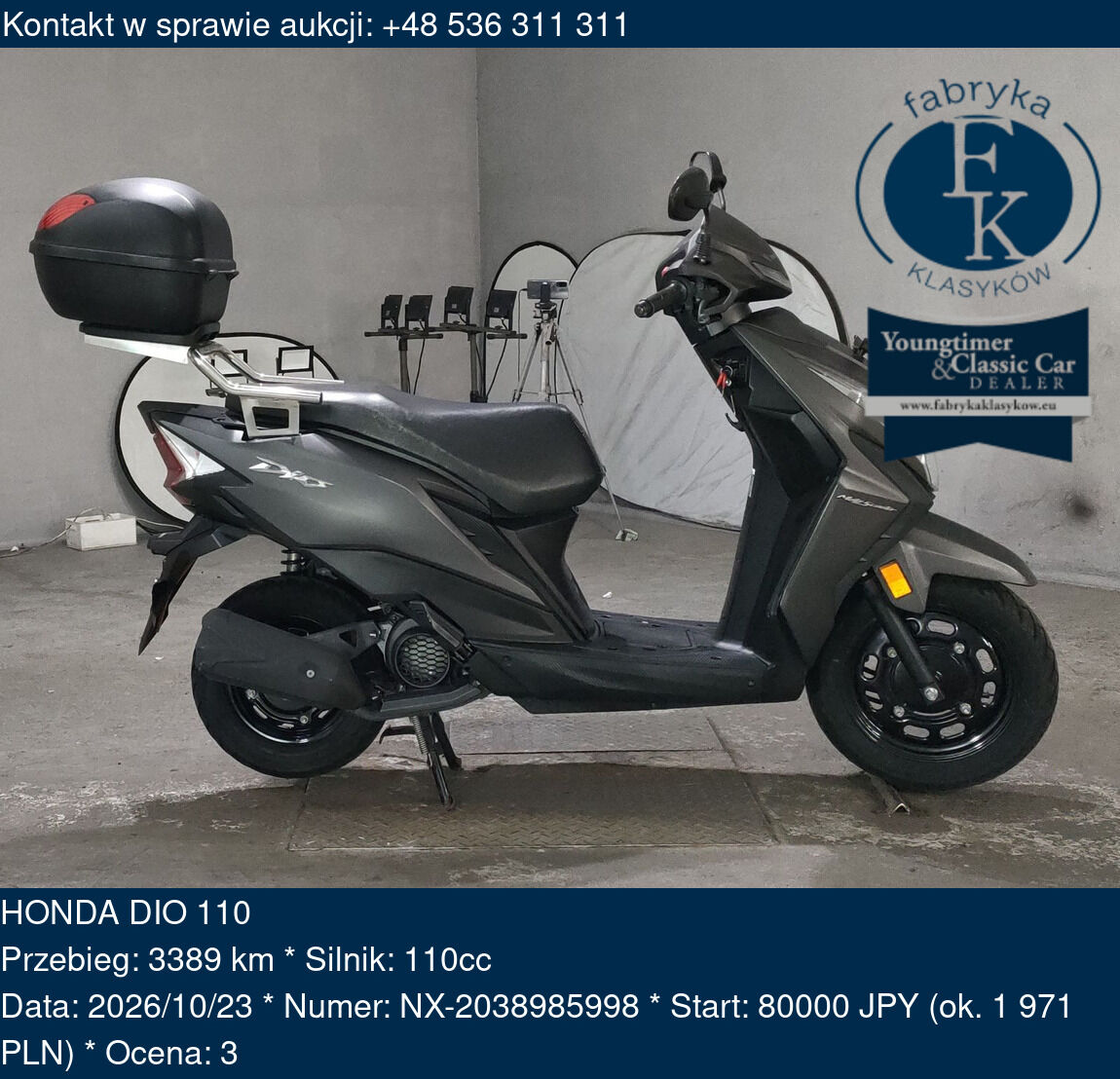 HONDA DIO 110  - zdjęcie 2