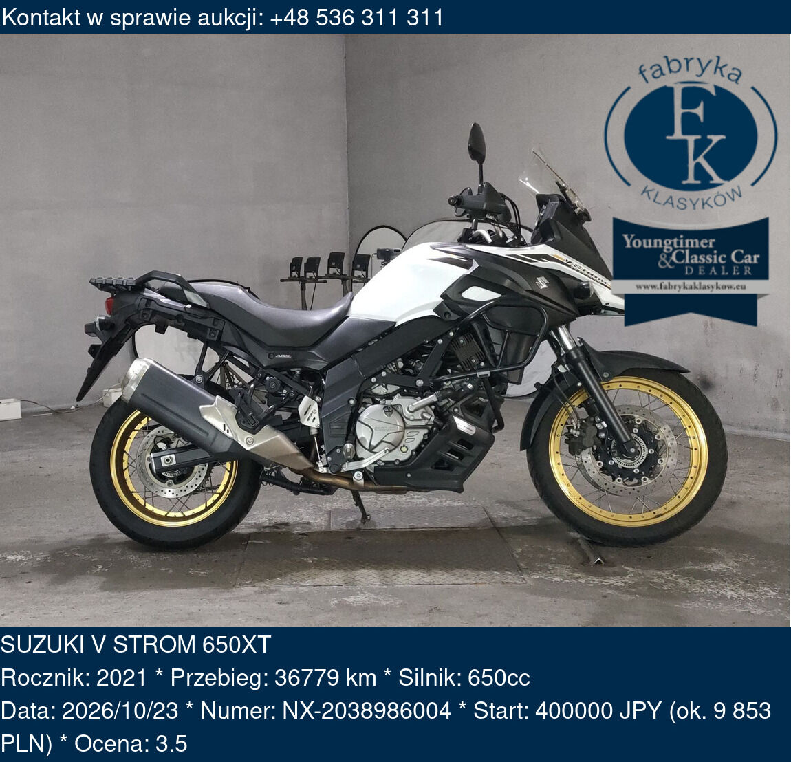 SUZUKI V STROM 650XT 2021 - zdjęcie 2