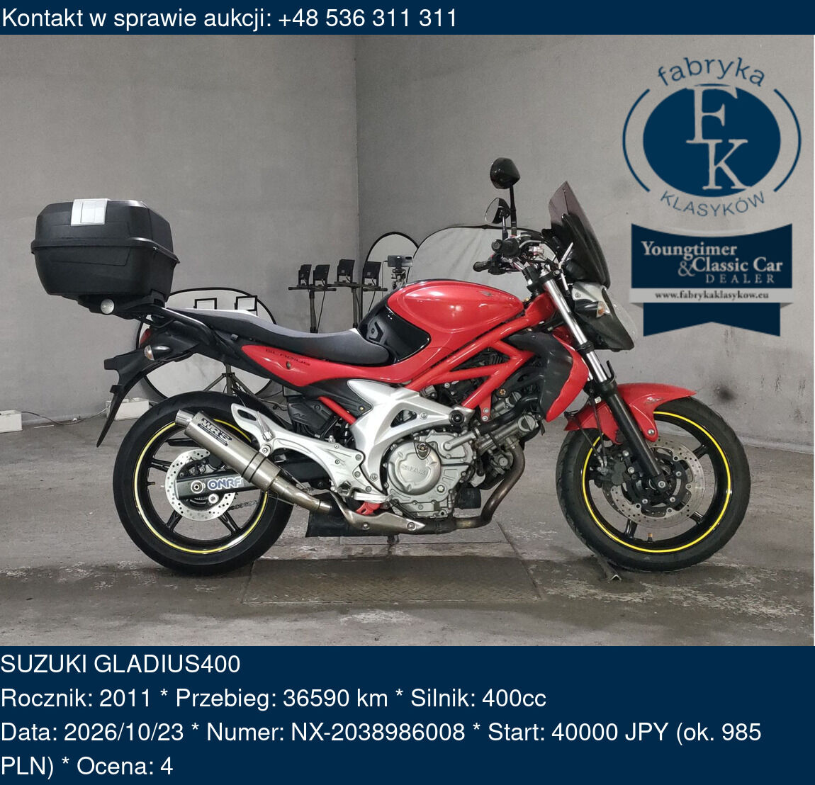 SUZUKI GLADIUS400 2011 - zdjęcie 2