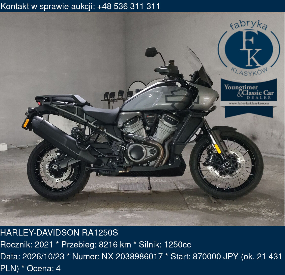 HARLEY-DAVIDSON RA1250S 2021 - zdjęcie 2