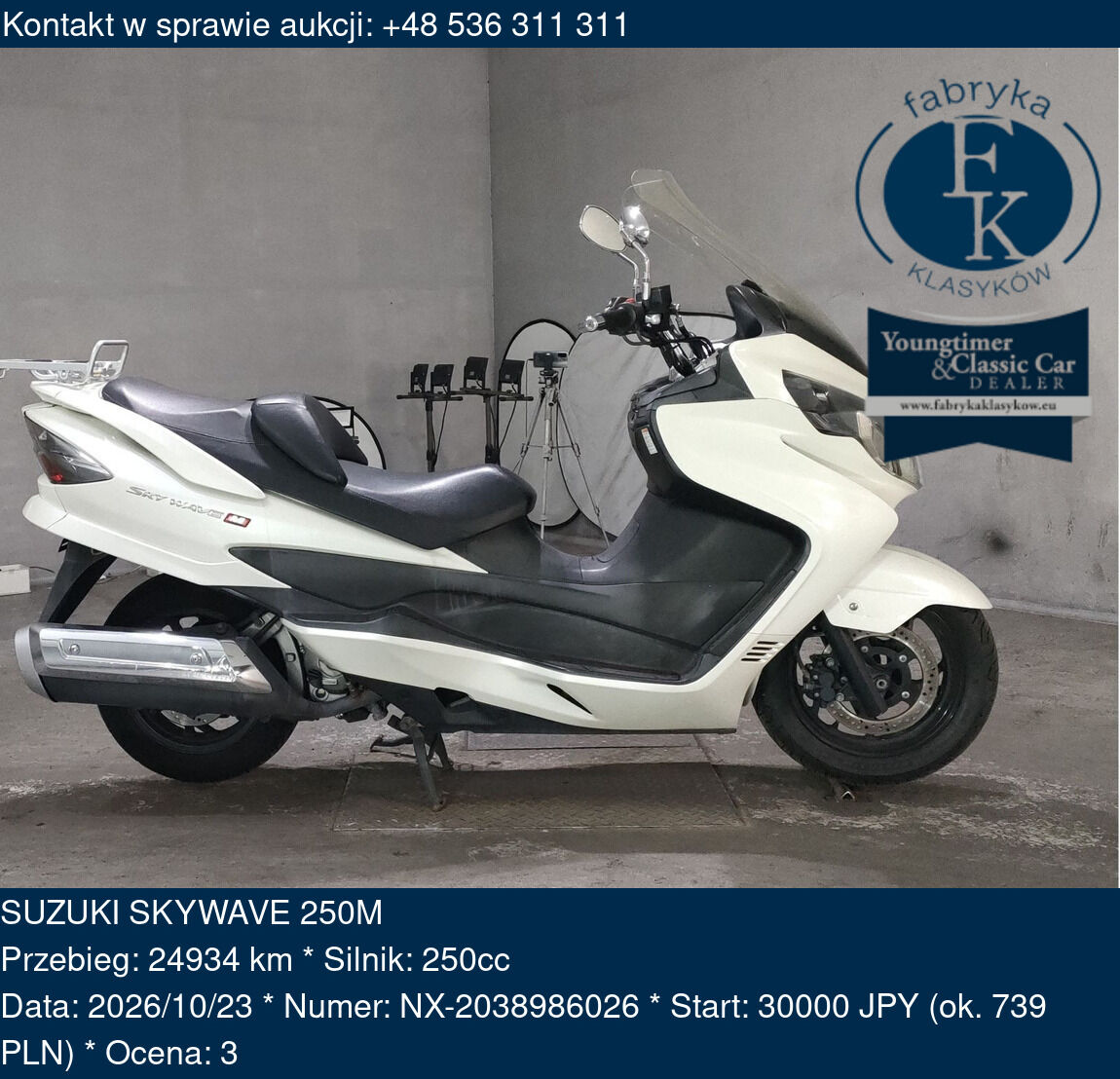 SUZUKI SKYWAVE 250M  - zdjęcie 2