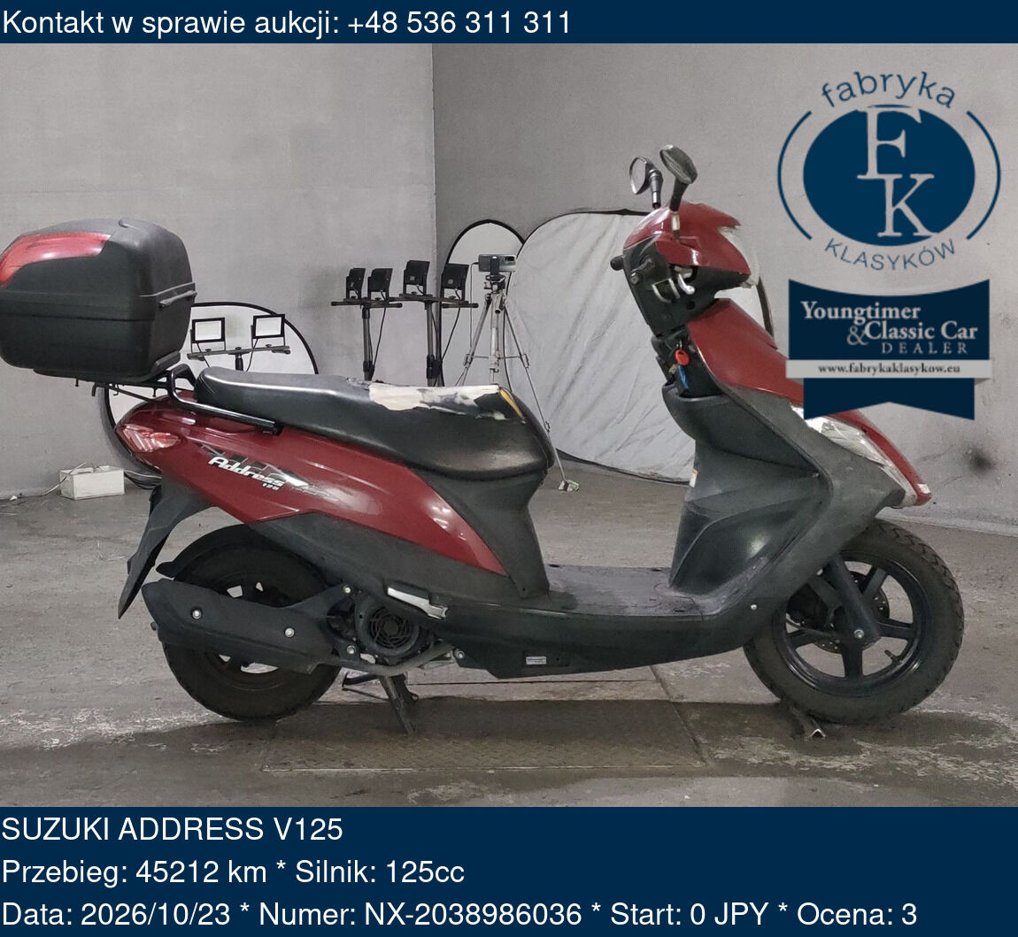 SUZUKI ADDRESS V125  - zdjęcie 2