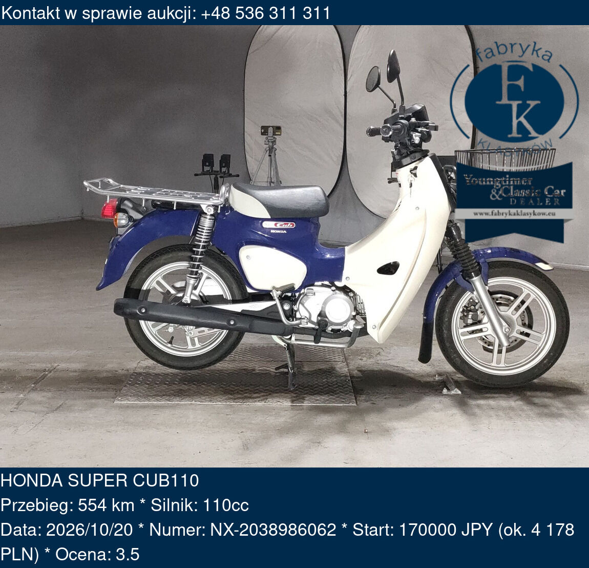 HONDA SUPER CUB110  - zdjęcie 2