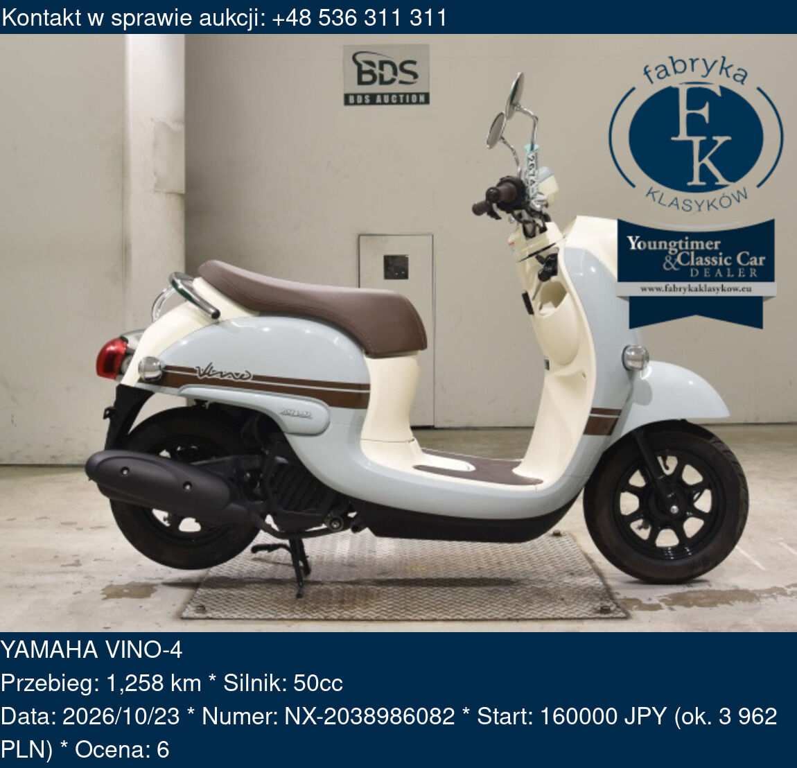 YAMAHA VINO-4 - zdjęcie 2