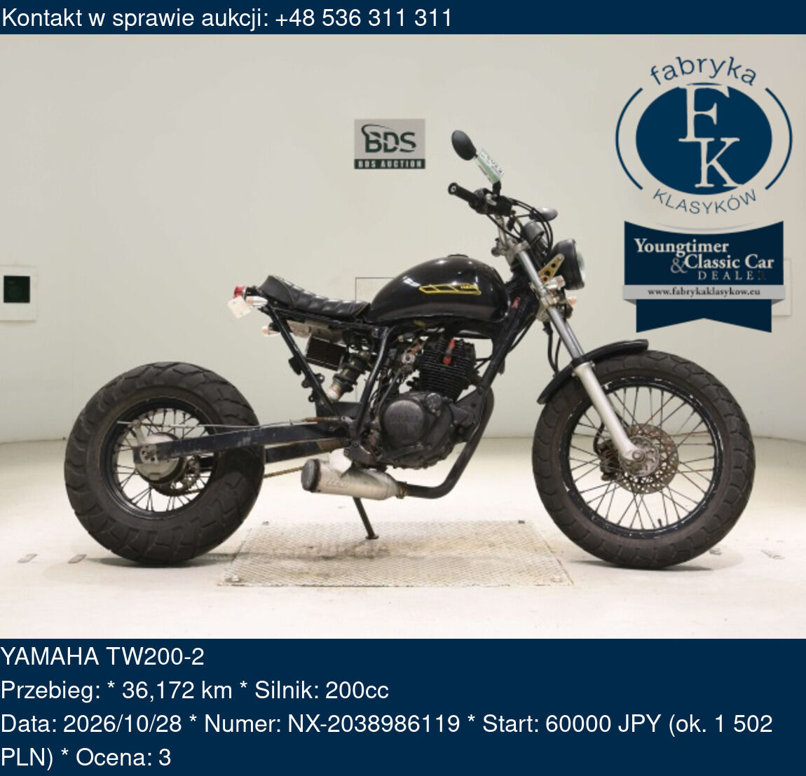 YAMAHA TW200-2  - zdjęcie 2