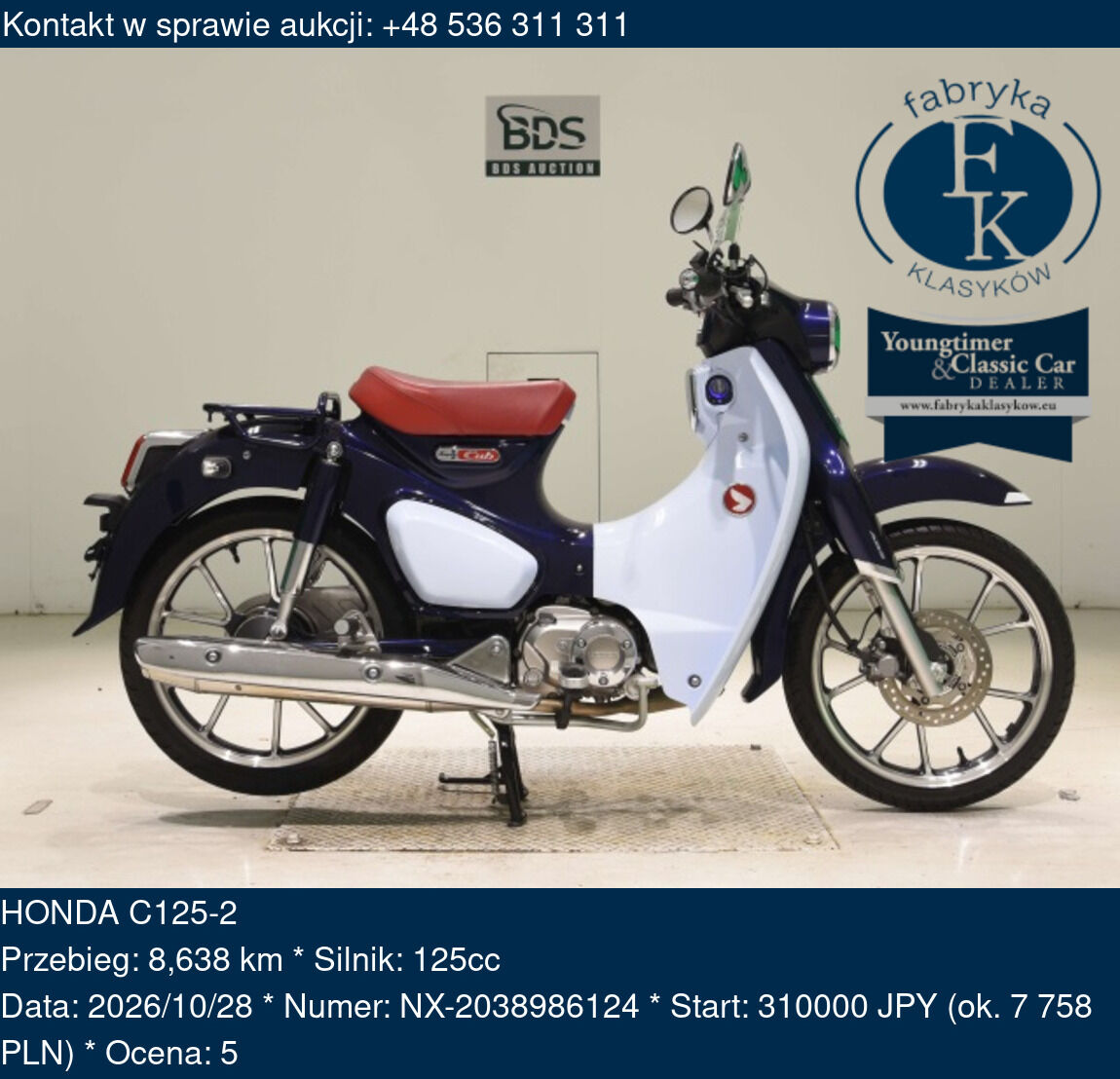 HONDA C125-2  - zdjęcie 2