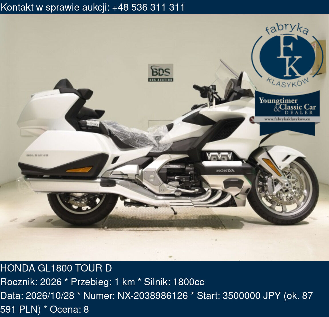 HONDA GL1800 TOUR D 2026 - zdjęcie 2