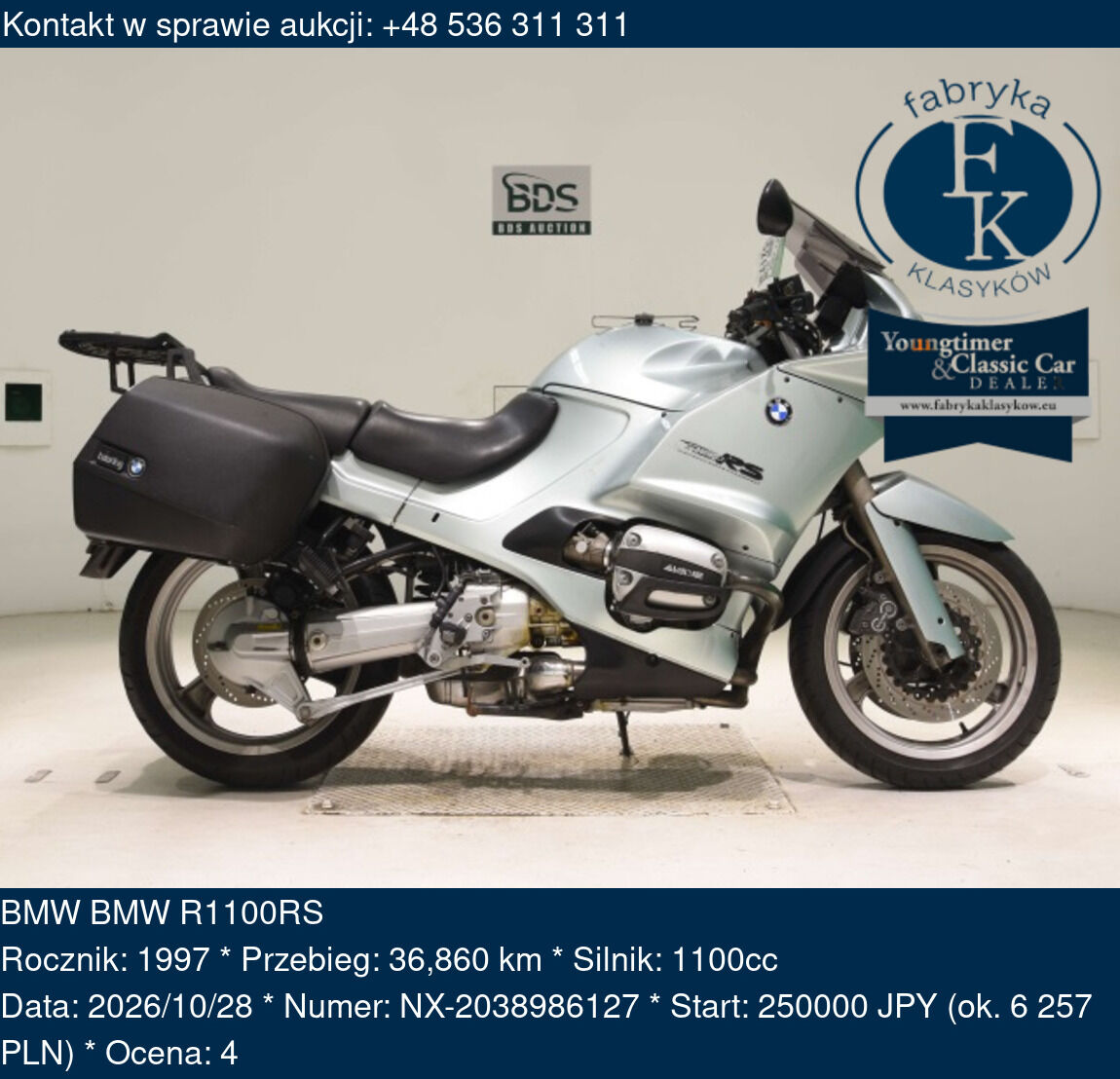 BMW BMW R1100RS 1997 - zdjęcie 2