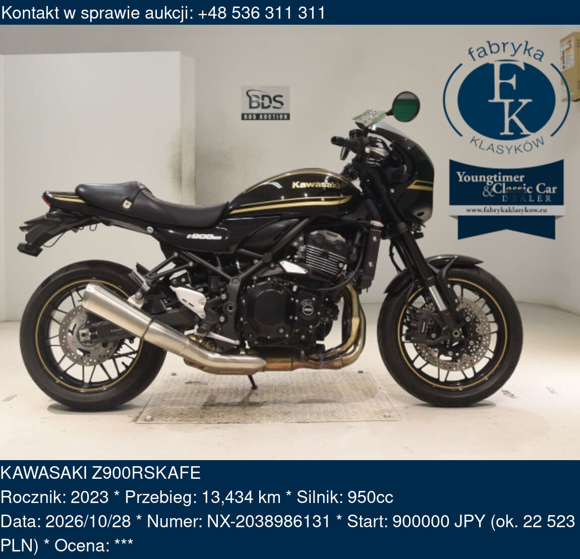 KAWASAKI Z900RSKAFE 2023 - zdjęcie 2