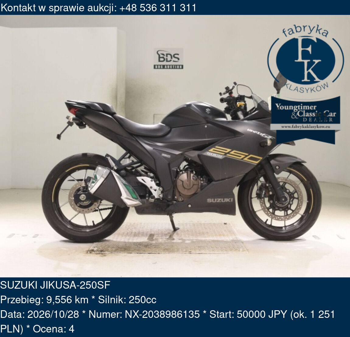 SUZUKI JIKUSA-250SF  - zdjęcie 2