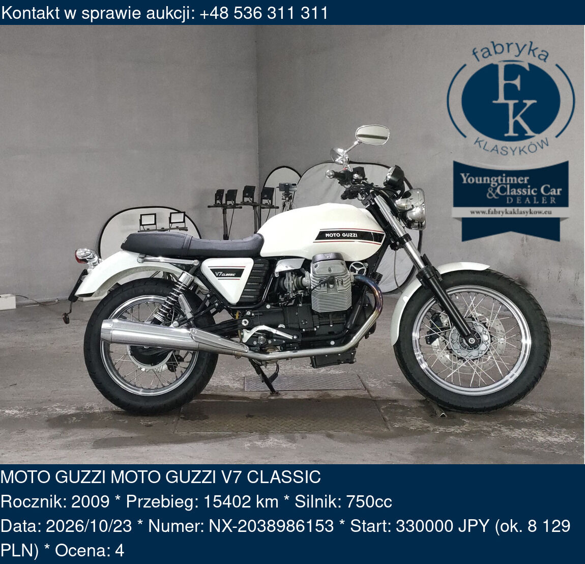 MOTO GUZZI MOTO GUZZI V7 CLASSIC 2009 - zdjęcie 2