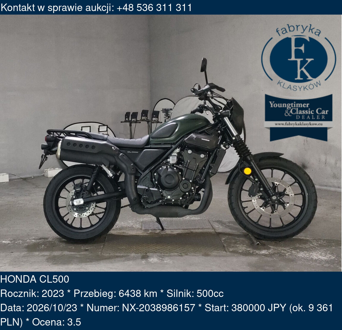 HONDA CL500 2023 - zdjęcie 2