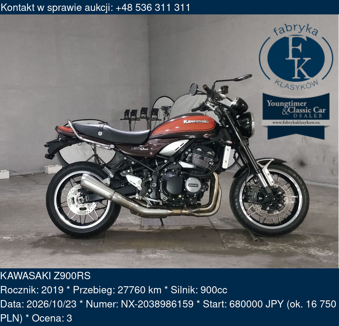 KAWASAKI Z900RS 2019 - zdjęcie 2