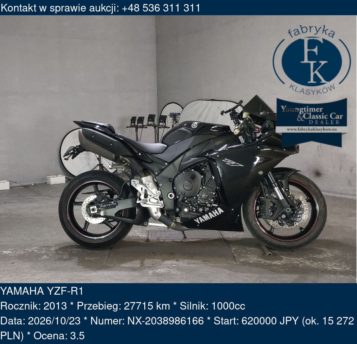 YAMAHA YZF-R1 2013 - zdjęcie 2