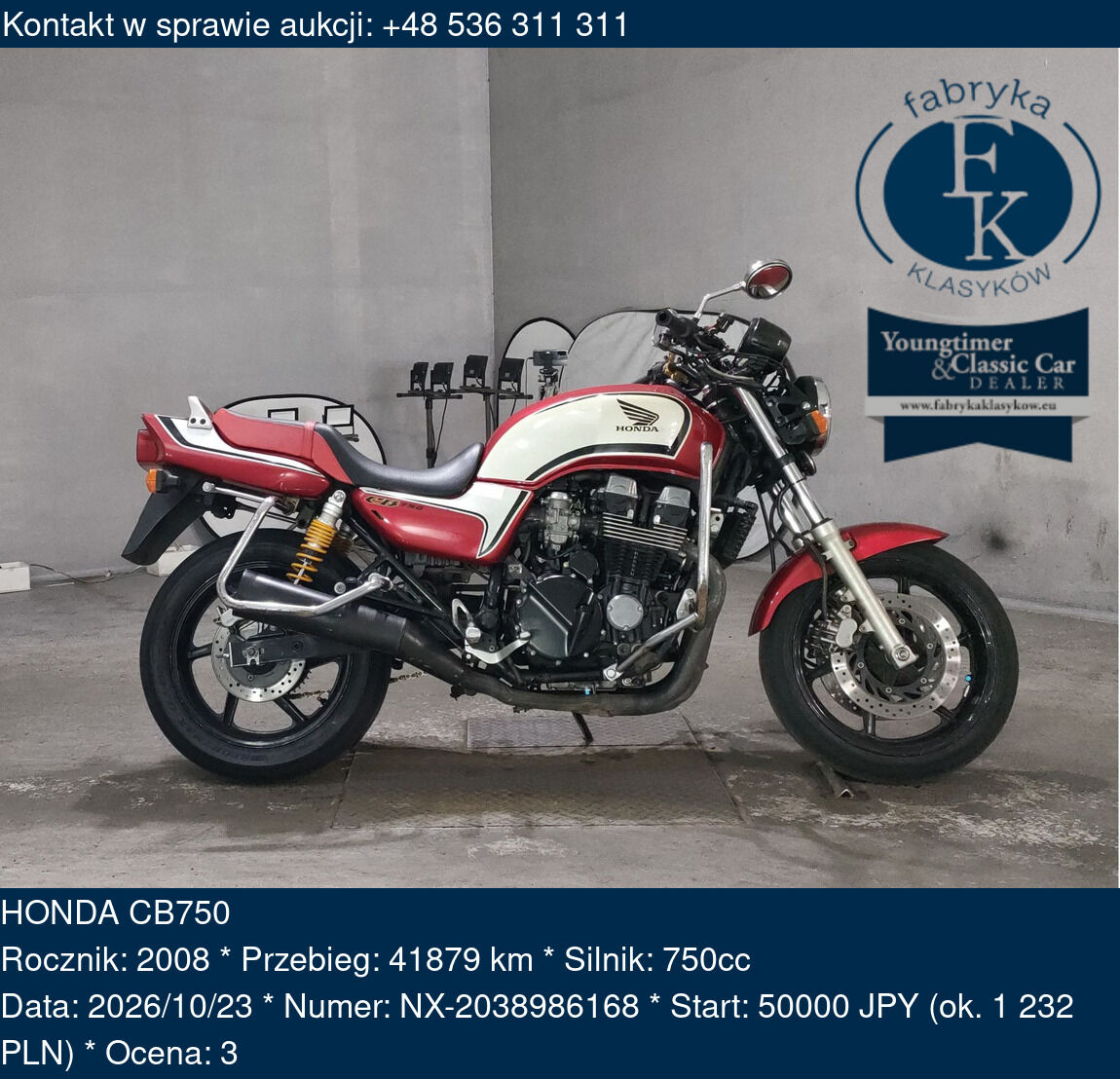 HONDA CB750 2008 - zdjęcie 2