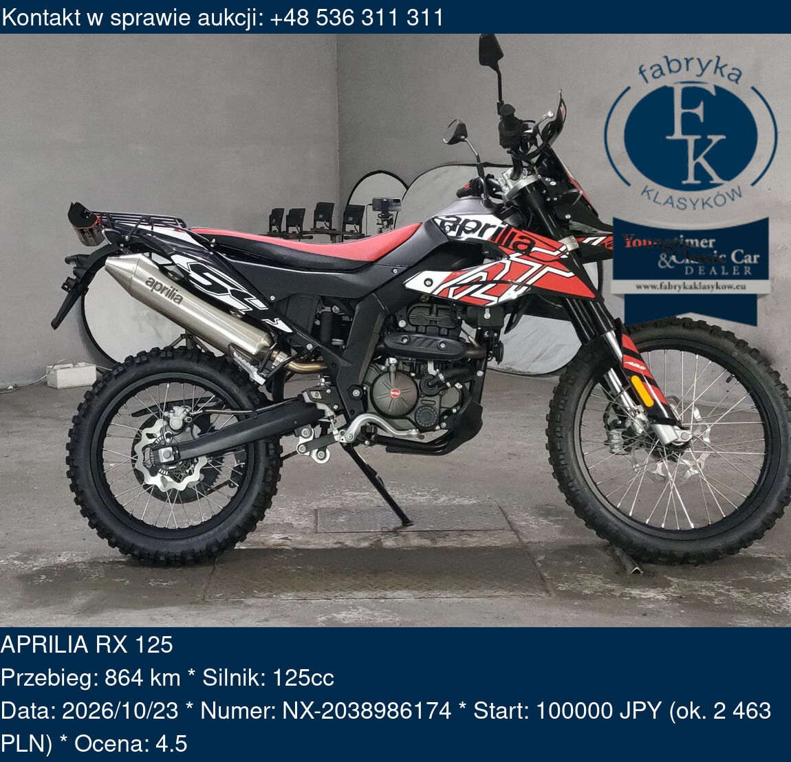 APRILIA RX 125  - zdjęcie 2