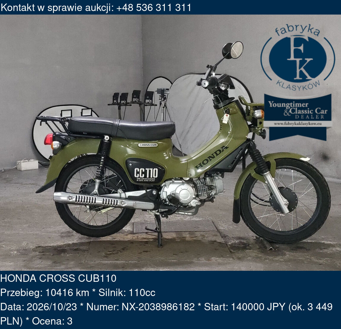 HONDA CROSS CUB110 - zdjęcie 2