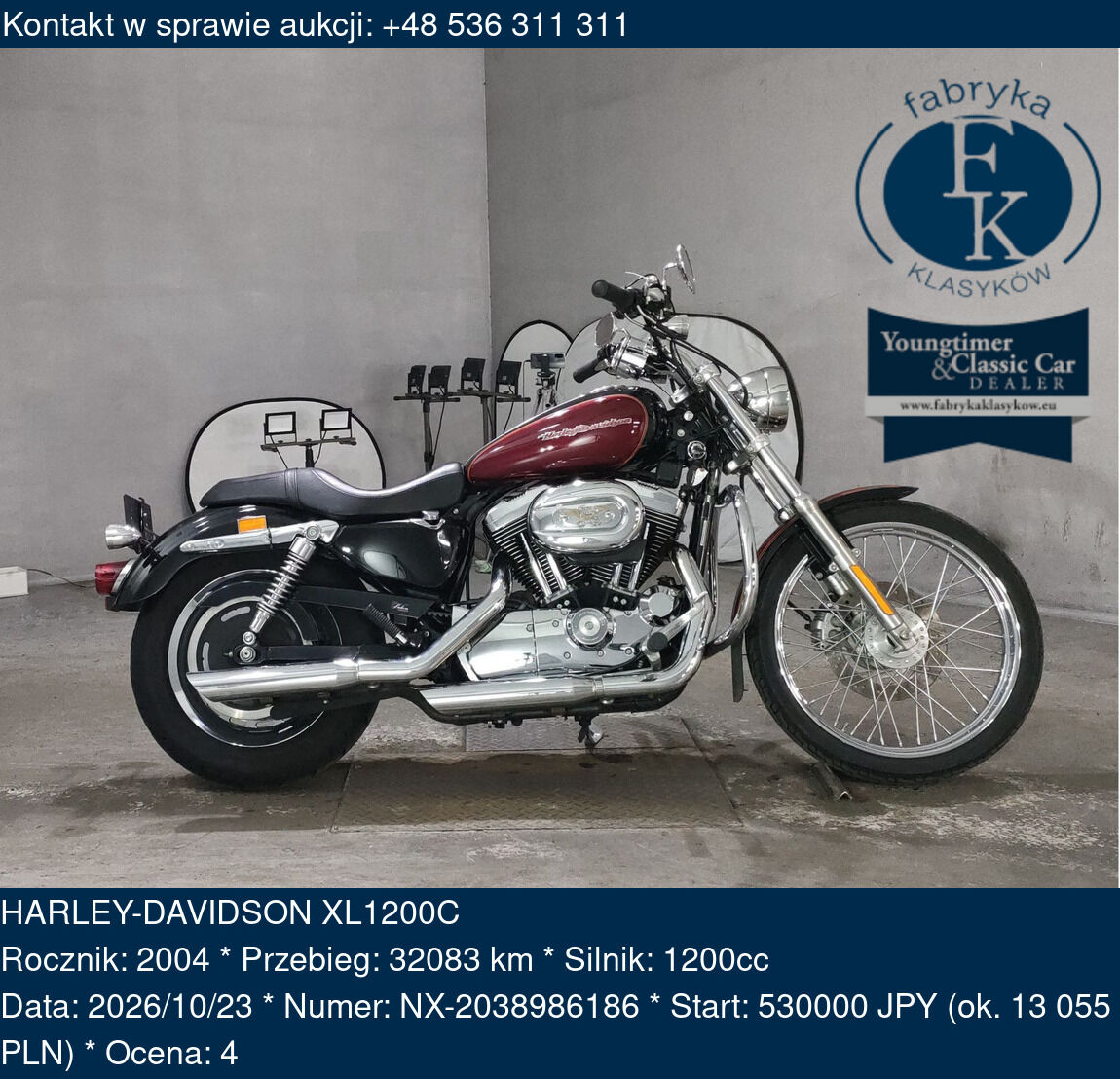 HARLEY-DAVIDSON XL1200C 2004 - zdjęcie 2