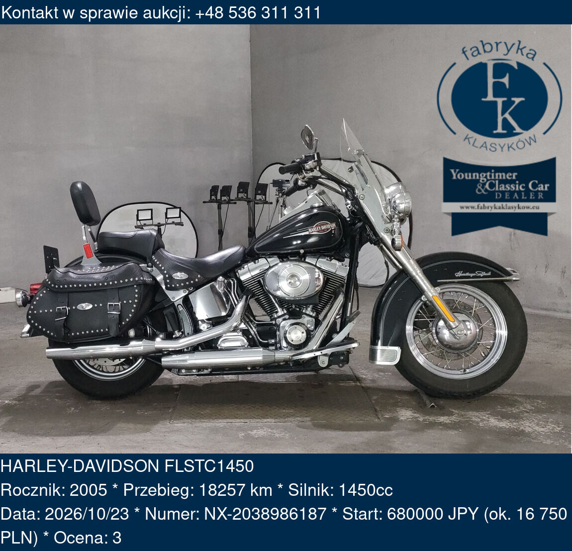 HARLEY-DAVIDSON FLSTC1450 2005 - zdjęcie 2