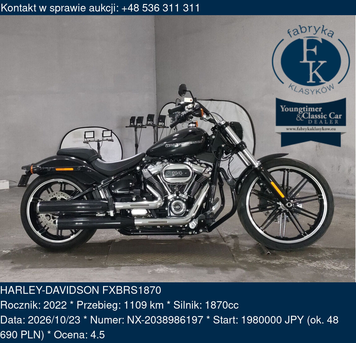 HARLEY-DAVIDSON FXBRS1870 2022 - zdjęcie 2