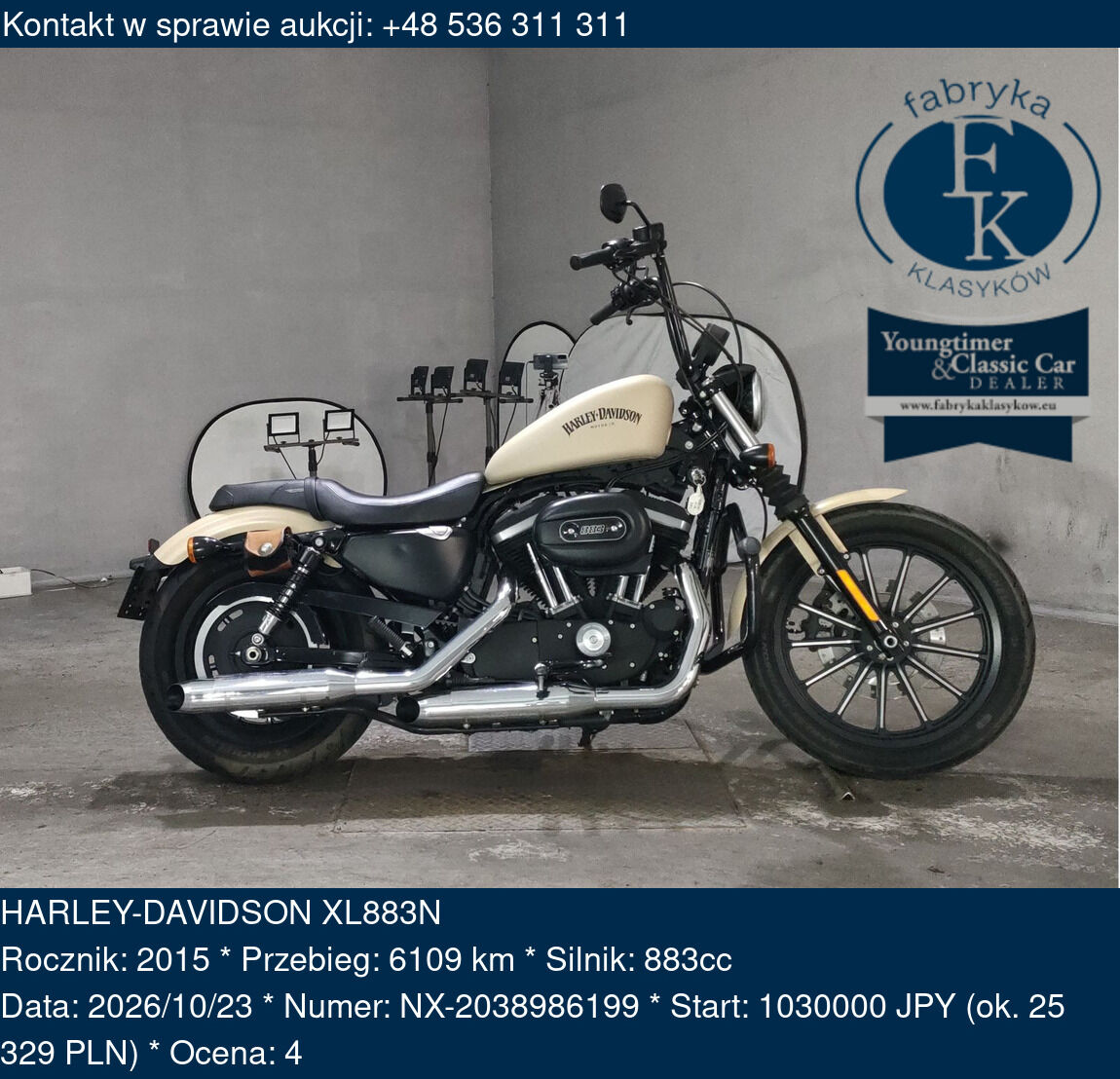 HARLEY-DAVIDSON XL883N 2015 - zdjęcie 2