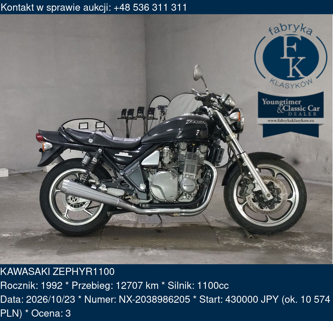 KAWASAKI ZEPHYR1100 1992 - zdjęcie 2