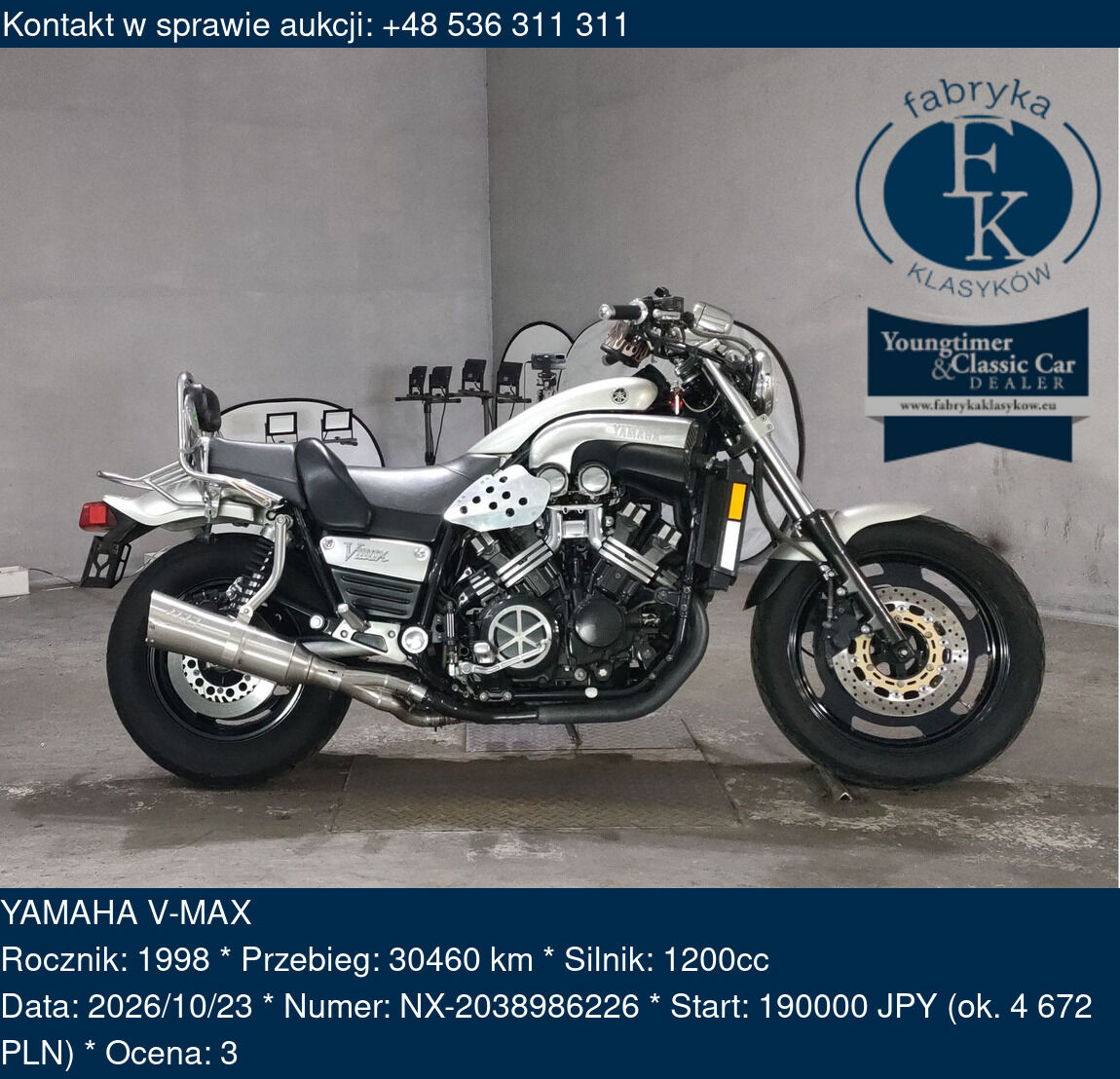 YAMAHA V-MAX 1998 - zdjęcie 2