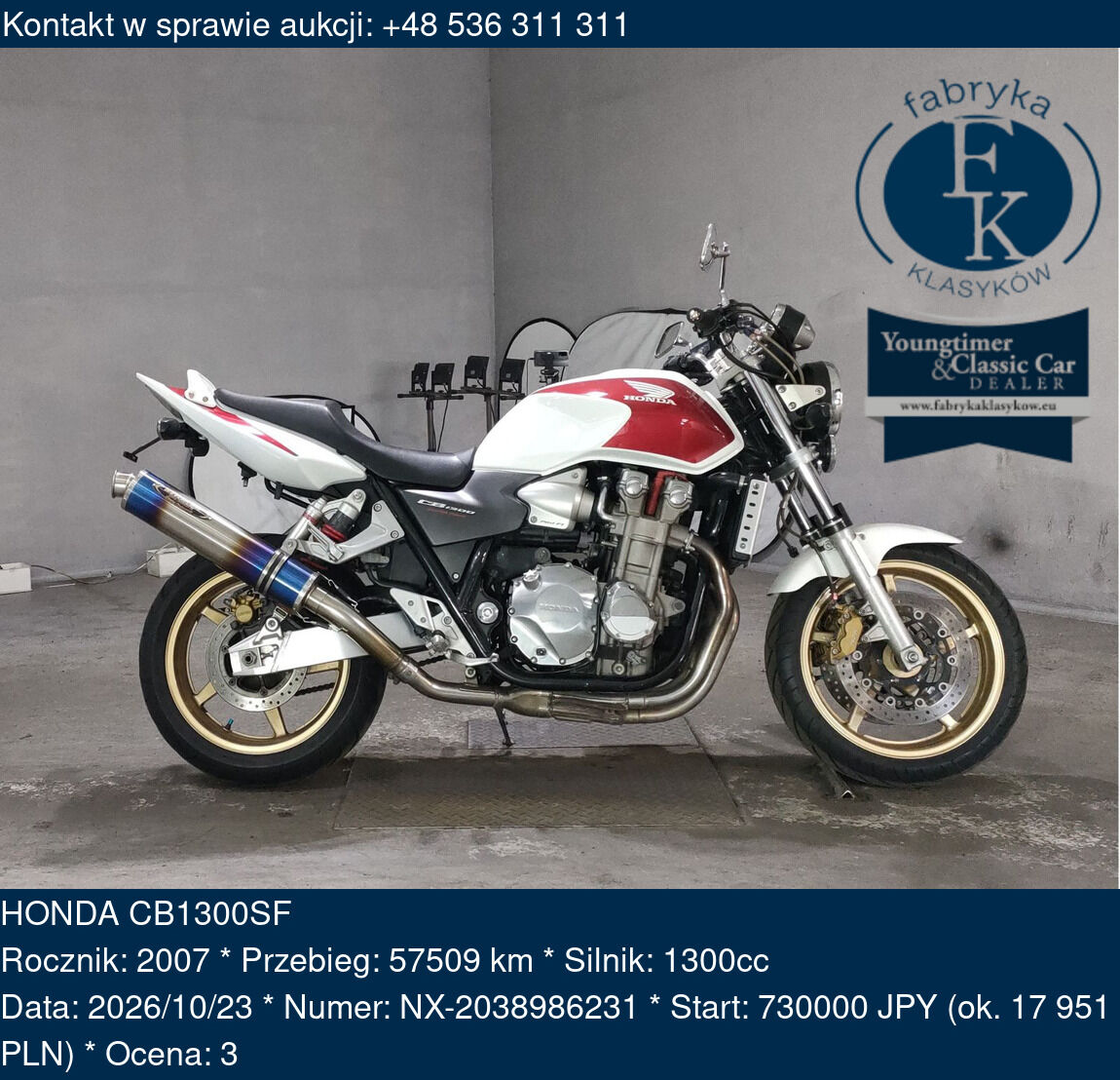 HONDA CB1300SF 2007 - zdjęcie 2