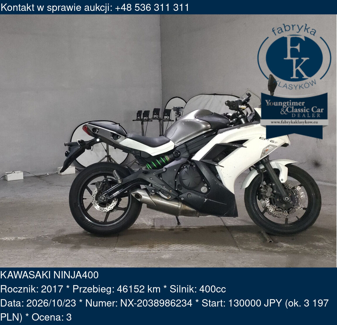 KAWASAKI NINJA400 2017 - zdjęcie 2