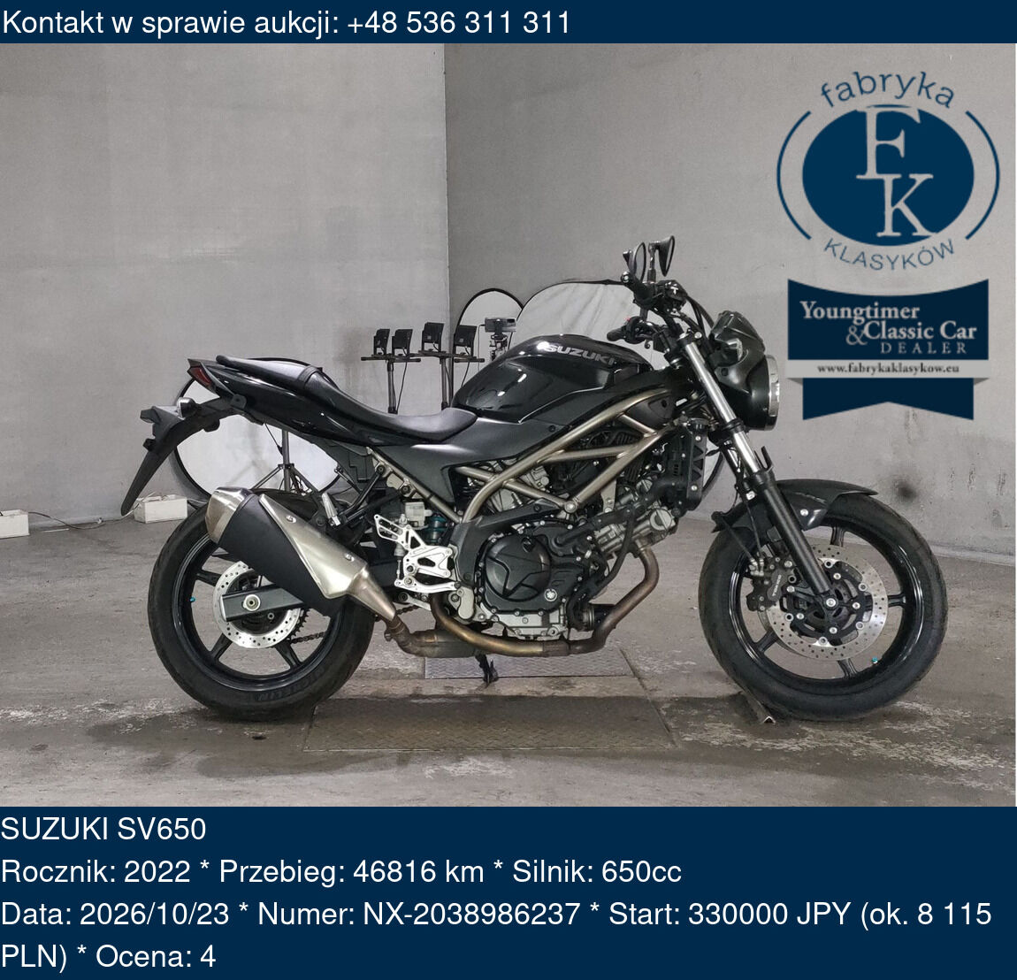 SUZUKI SV650 2022 - zdjęcie 2