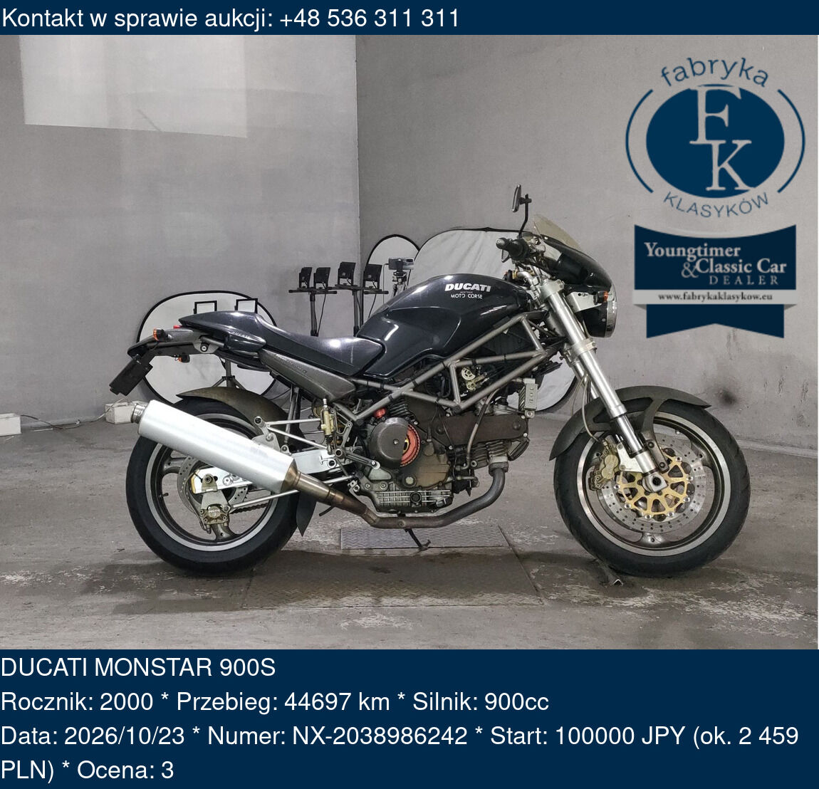 DUCATI MONSTAR 900S 2000 - zdjęcie 2