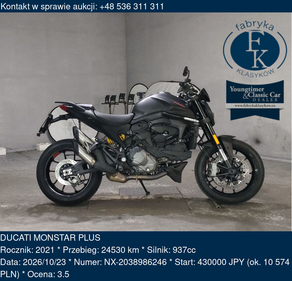 DUCATI MONSTAR PLUS 2021 - zdjęcie 2