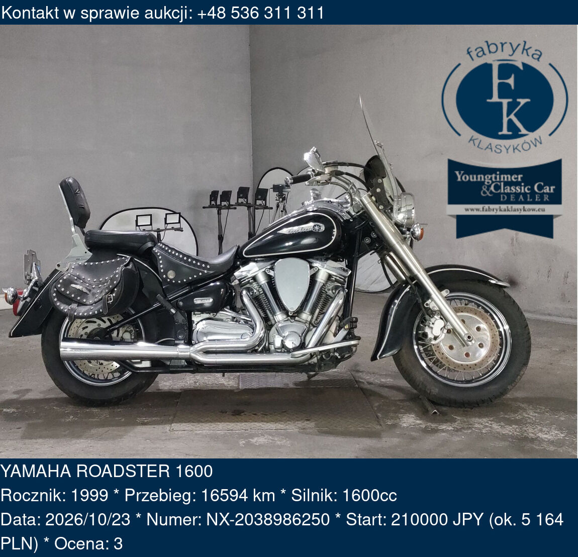 YAMAHA ROADSTER 1600 1999 - zdjęcie 2