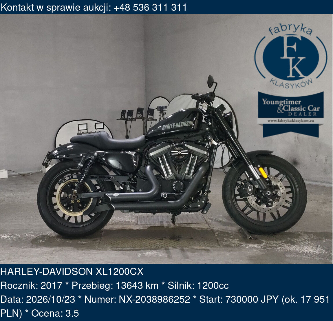HARLEY-DAVIDSON XL1200CX 2017 - zdjęcie 2