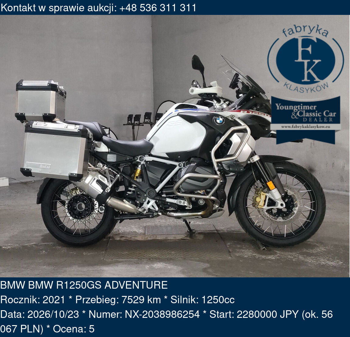 BMW BMW R1250GS ADVENTURE 2021 - zdjęcie 2