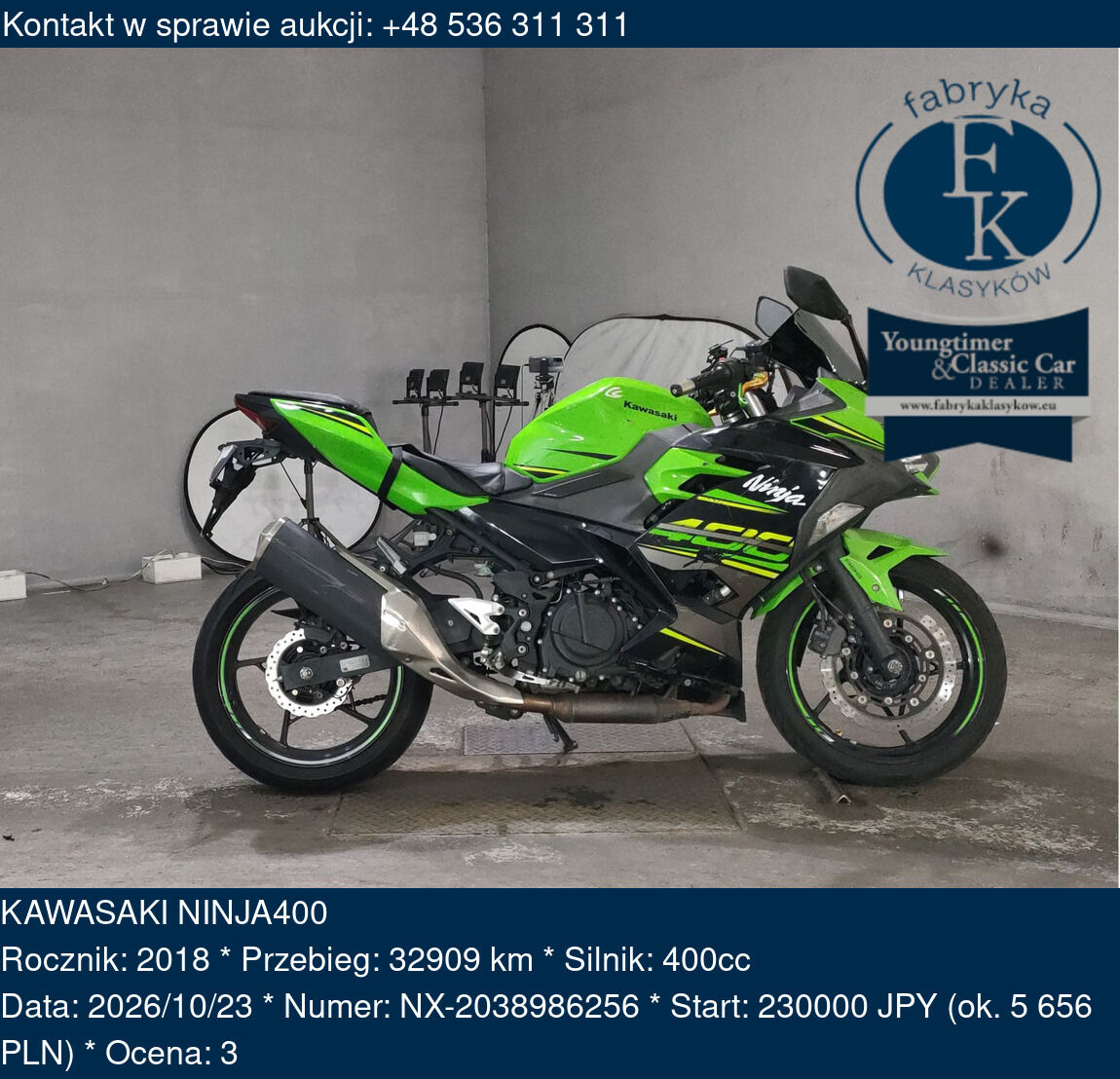 KAWASAKI NINJA400 2018 - zdjęcie 2
