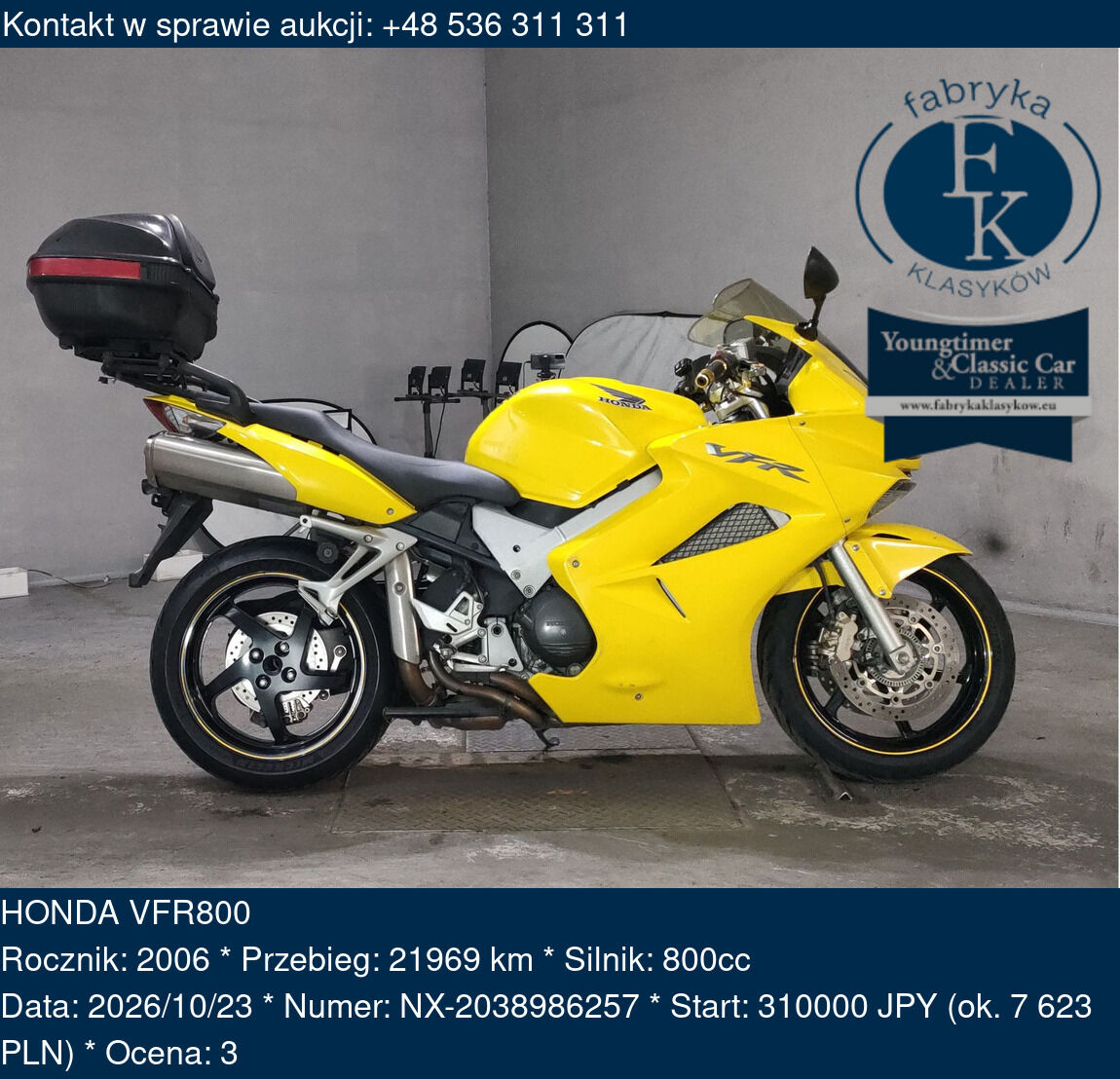HONDA VFR800 2006 - zdjęcie 2
