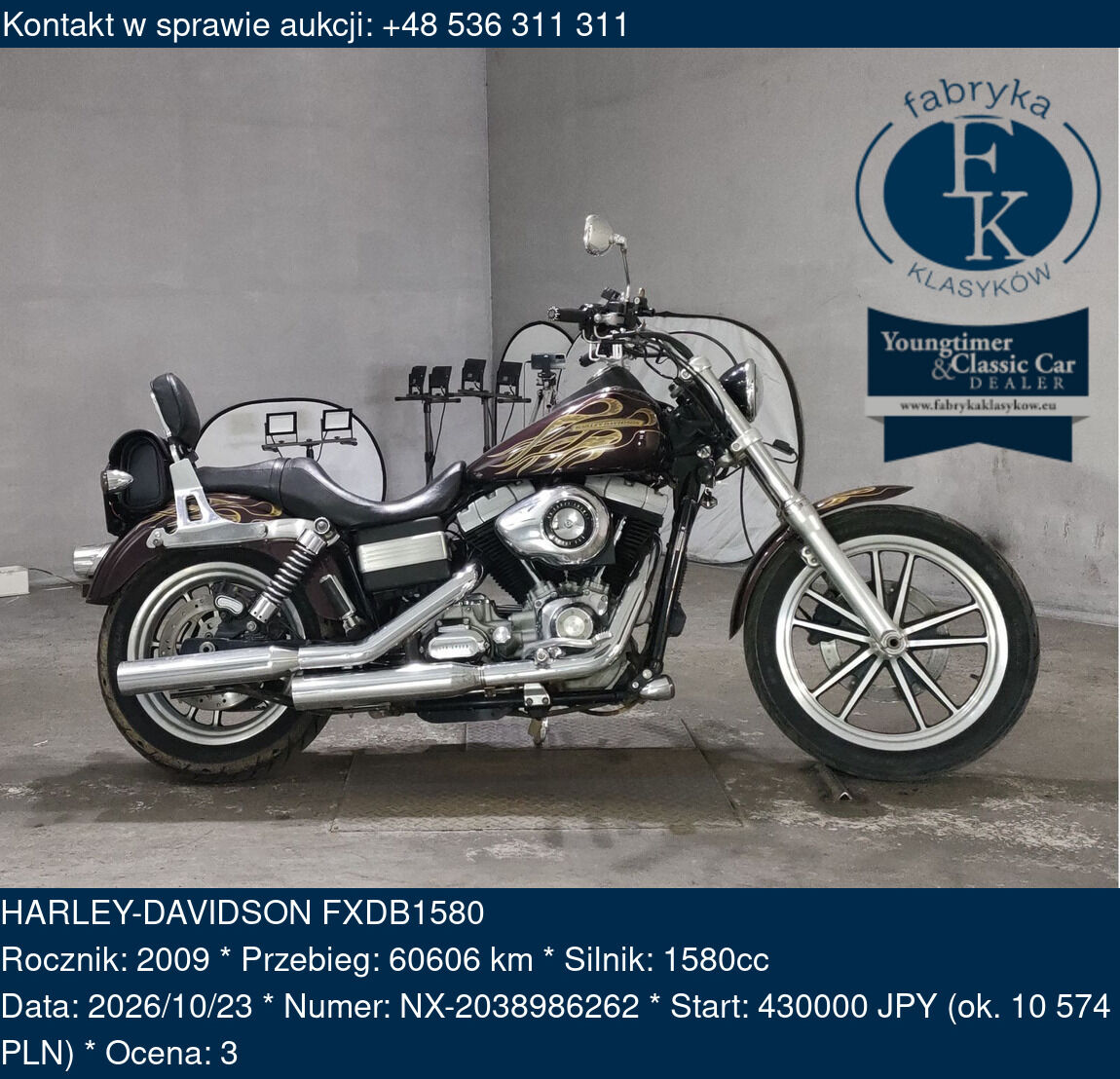 HARLEY-DAVIDSON FXDB1580 2009 - zdjęcie 2