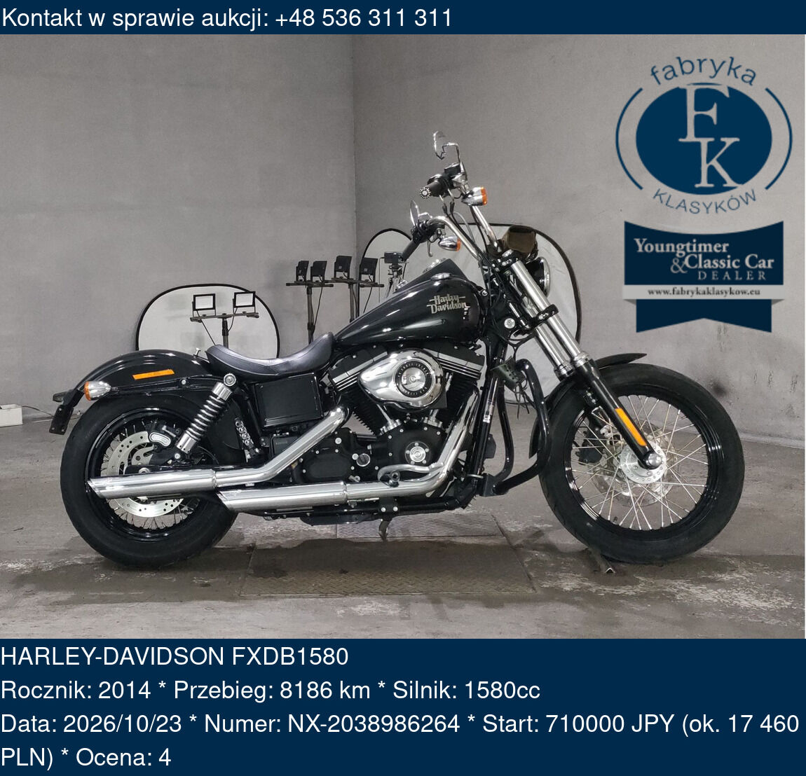 HARLEY-DAVIDSON FXDB1580 2014 - zdjęcie 2