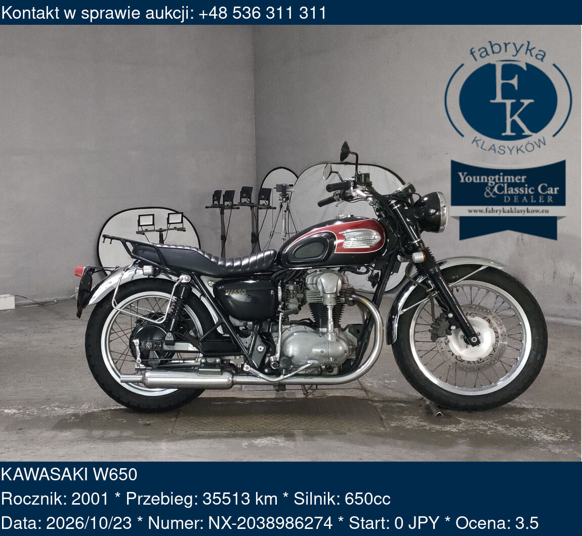 KAWASAKI W650 2001 - zdjęcie 2