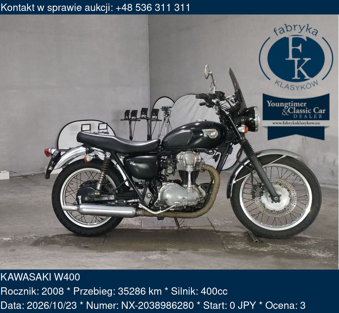 KAWASAKI W400 2008 - zdjęcie 2