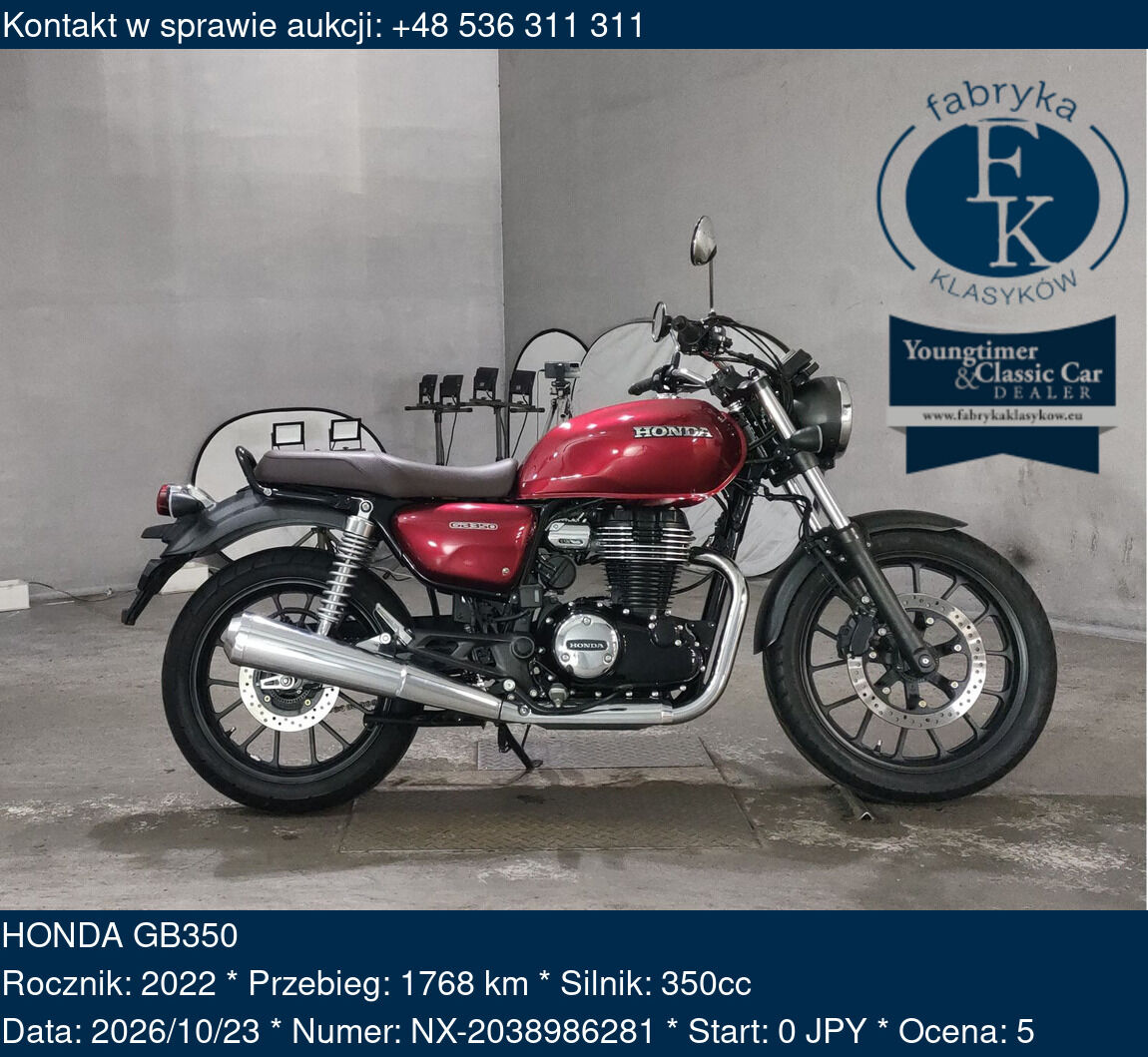 HONDA GB350 2022 - zdjęcie 2