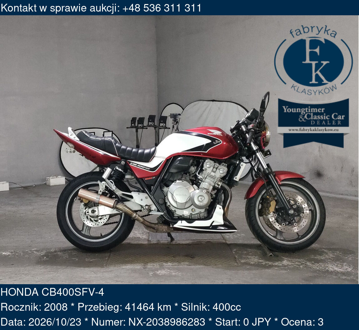 HONDA CB400SFV-4 2008 - zdjęcie 2