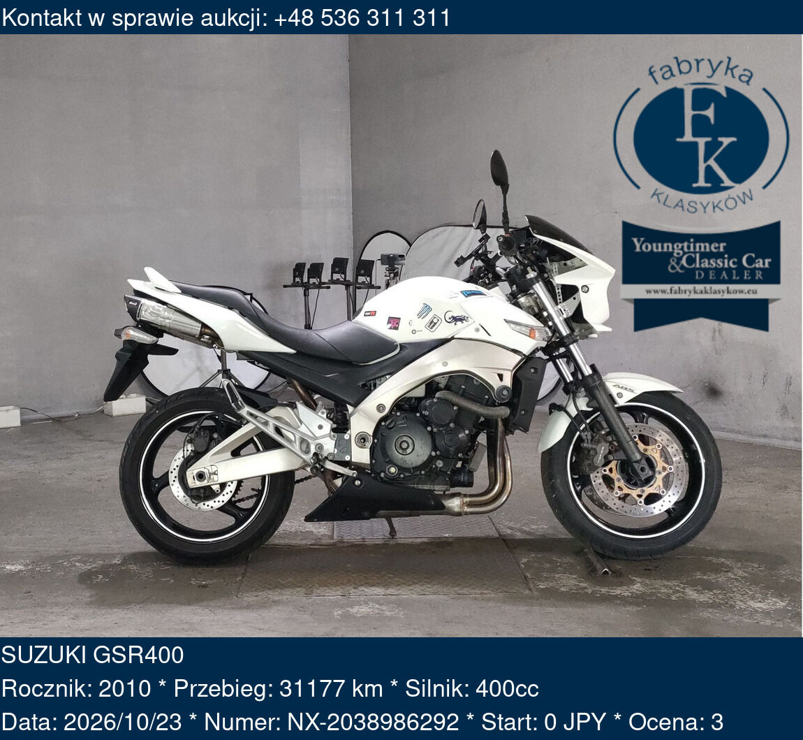 SUZUKI GSR400 2010 - zdjęcie 2